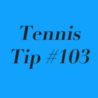 Tennis Tip #103: Hit It Short! Seriously!